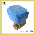 Válvula de bola do motor elétrico 3/8 &#39;&#39; com temporizador Latão / SS304 alta quanlity